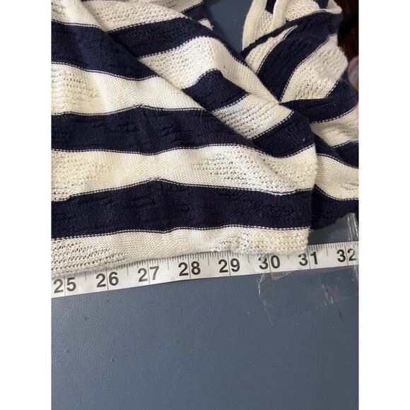 Striped Open Front Draped Cardigan Sweater  22/24 Lane Bryant  Coastal Layering‎ - Picture 6 of 7